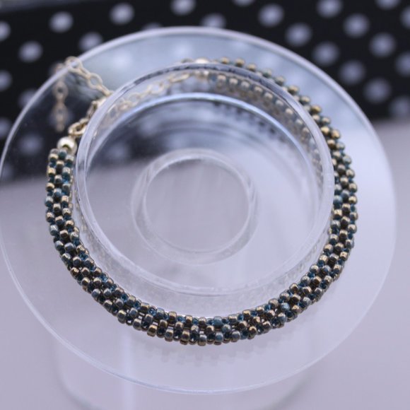 Hand Beaded Bracelet Women- Bead Bracelet- Beaded Jewelry- Seed beaded Bracelet - Picture 6 of 11